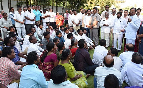 CM Asks Officials to Reclaim Encroached Lands at Yadadri