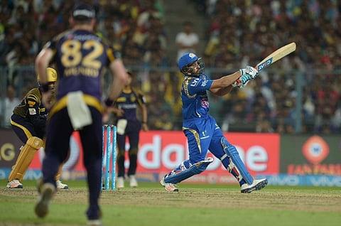 Mumbai Indians captain Rohit Sharma plays a shot during the 2016 Indian Premier League.| AFP