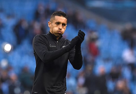 Paris Saint-Germain's Brazilian defender Marquinhos . (AFP)