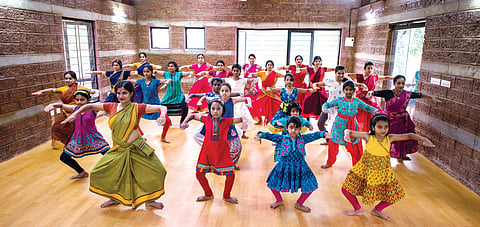 She dances her way into the heart of students