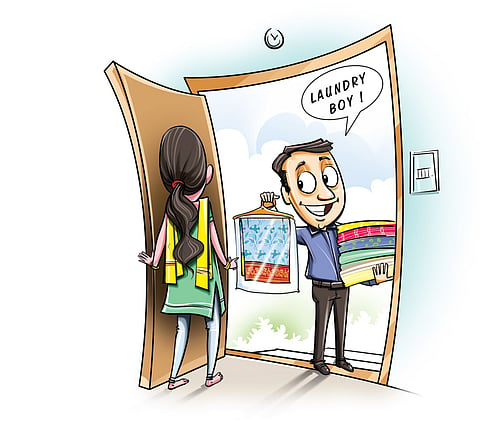 Spin, rinse, dry and deliver; laundry at your doorstep