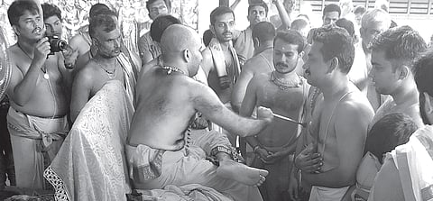 Hundreds take part in rare Vaishnavite ritual at Old Thirumala