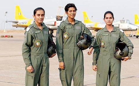 Avani Chaturvedi, Mohana Singh and Bhawana Kanth will be commissioned as fighter pilots (File)