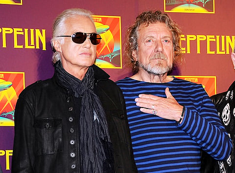 Led Zeppelin guitarist Jimmy Page, left, and singer Robert Plant. (File Photo | AP)