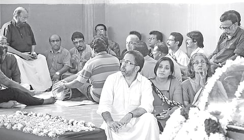'Dramatic scenes' at Kavalam's Sopanam theatre