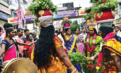 Bonalu adds colour to festivities in city; Rangam today
