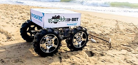 40 School kids design Swachh Bot to clean beaches