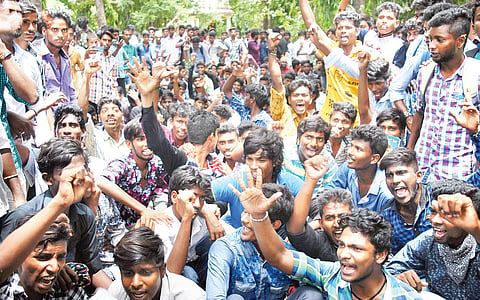 Heckled, intimidated by faculty members