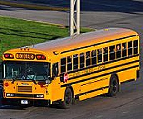 A general view of a school bus. (Image courtesy: WikiMedia Commons)