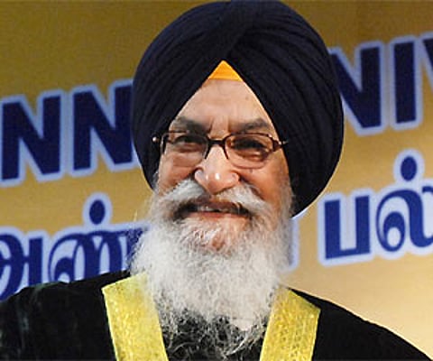 Surjit Singh Barnala (File photo/ ENS)