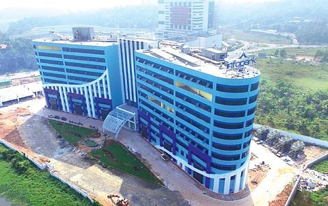 The new IT building ‘Jyothirmaya’ at Infopark