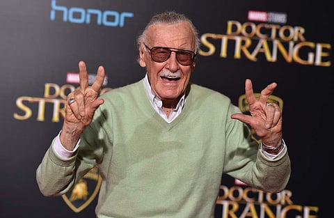 Executive producer Stan Lee arrives at the premiere. (Photo | AP)
