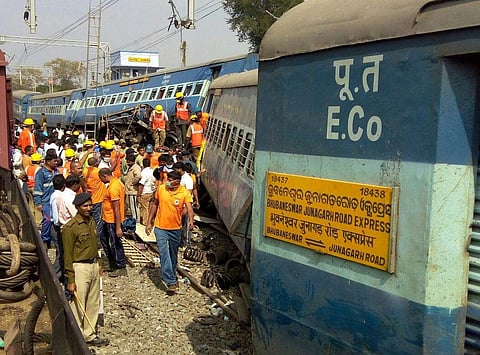 Hirakhand Express derailed at Andhra. (RVK Rao | Express Photo Service)
