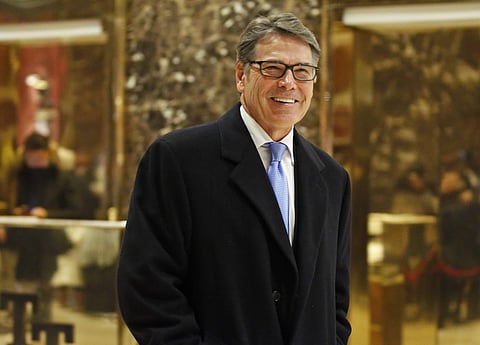 Former Texas Governor Rick Perry, Trump's pick to lead the department, presents a contradictory figure. | AP