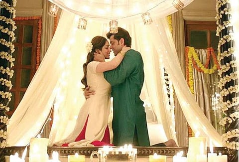 Hrithik Roshan with Yami Gautam in Kaabil. (File photo)