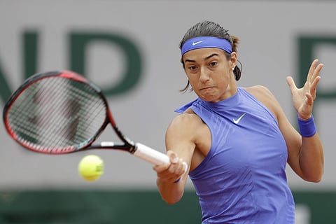 WTA world number nine Caroline Garcia. | AP