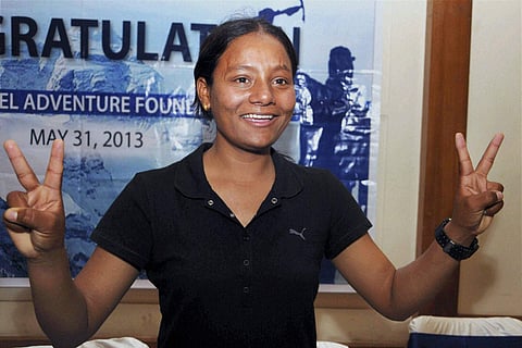 Arunima Sinha, first Indian amputee to conquer Mount Everest. | PTI