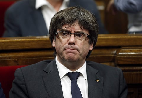 Catalan secessionist leader Carles Puigdemont.