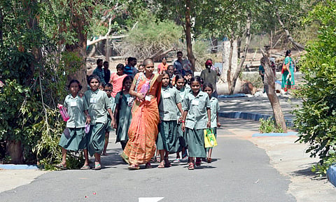 The findings of the research indicated that the increase in enrolment was particularly significant for girls and backward class students. (Martin Louis | EPS)