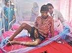 A boy admitted in a hospital in Chennai, after suffering from dengue | p Jawahar