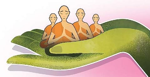 Over 80 convert to Buddhism, cite caste bias