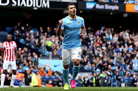 Manchester City striker Sergio Aguero |AP