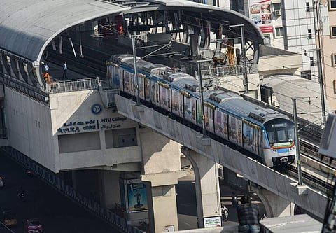 Hyderabad Metro Rail was inaugurated on November 28, 2017. (Express Photo Service | Vinay Madapu)