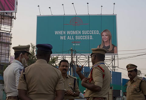 The event, co-hosted by the United States and India, runs from Nov. 28-30. (Photo | AP)