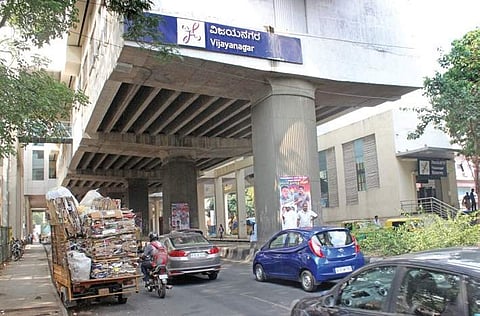 High noise levels at the Vijayanagar Metro station during the night has caused a lot of inconvenience to residents, according to the complainant