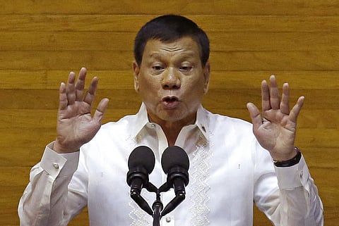 Philippines President Rodrigo Duterte (Photo | AP)
