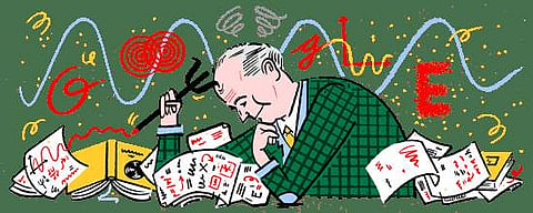 Max Borns doodle (Courtesy: Google)