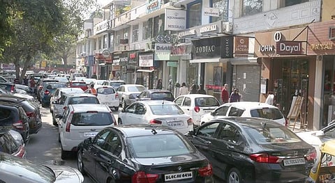 EPS file image of Khan market used for representational purpose only.