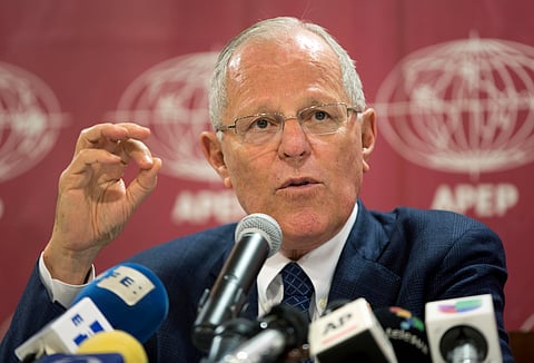 Peru's President Pedro Pablo Kuczynski, speaks during a press conference. (File | AP)