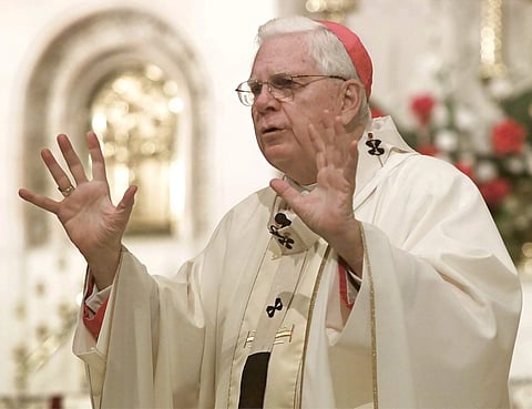 Evidence that the former archbishop of Boston had protected paedophile priests for years and hushed up their abuse of children to protect the Church hierarchy shattered a once venerated career. (Cardinal Bernard Law | AFP.)