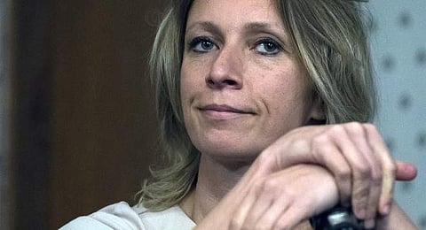 Russia's Foreign Ministry Spokesperson Maria Zakharova.
