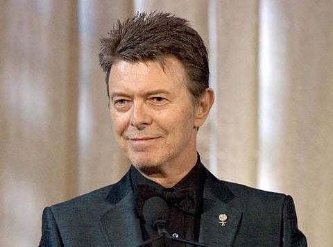 The late rock icon David Bowie. (File photo)