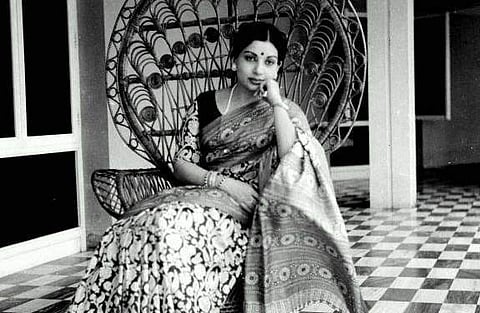 Former CM late J Jayalalithaa at her Poes Garden residence. (File Photo)