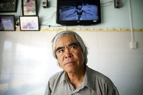 Photographer Huynh Cong 'Nick' Ut visits Kim Phuc's house near the place where he made his famous photograph of her as a terrified girl in Vietnam. (File Photo | AP)