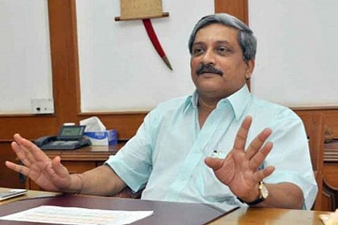 In this file photo, Former Defence Minister Manohar Parrikar. (PTI)