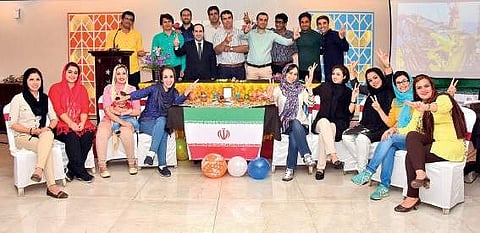 Iranians in Thiruvananthapuram at their new year celebrations B P Deepu