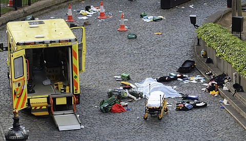 UK parliament terror attack. (Photo | AP)