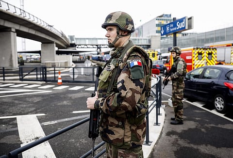 Soldiers patrol at Orly airport, south of Paris, Saturday, March, 18, 2017. (File |AP)