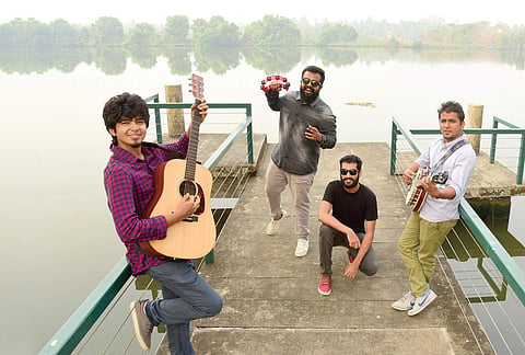 (From left) Achyuth Jaigopal, Ashwin Gopakumar, Pai Sailesh and Palee Francis| (Albin Mathew | EPS)