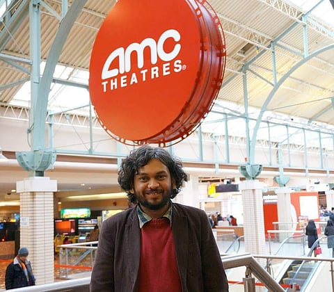 Anand Gandhi at the Jersey City, NJ screening of Ship of Theseus (Photo | facebook.com/filmi.holic)