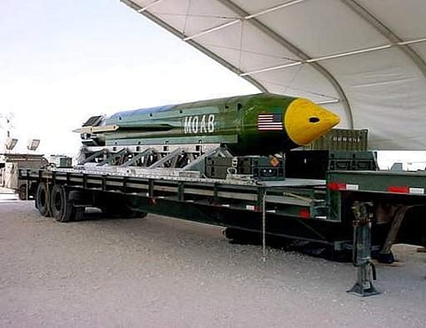 GBU-43/B Massive Ordnance Air Blast (MOAB). AP
