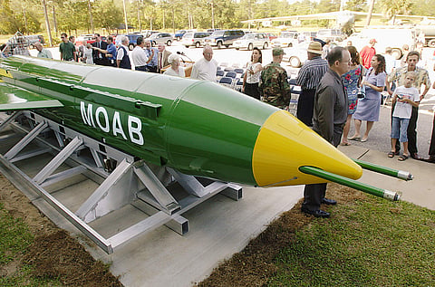 A GBU-43B (File Photo | AP)