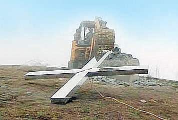 Pappathichola cross demolition
