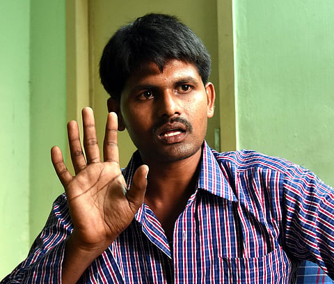 Satyam Babu aquitted in Ayesha Meera murder case during an exclusive chat with TNIE in Vijayawada | EPS