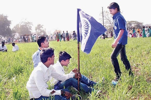 Stills from the movie, through which filmmaker Somnath hopes to tell a positive history of Dalits
