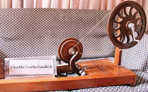 Jayprakash Sarda collects articles associated with Mahatma Gandhi S Manjunath